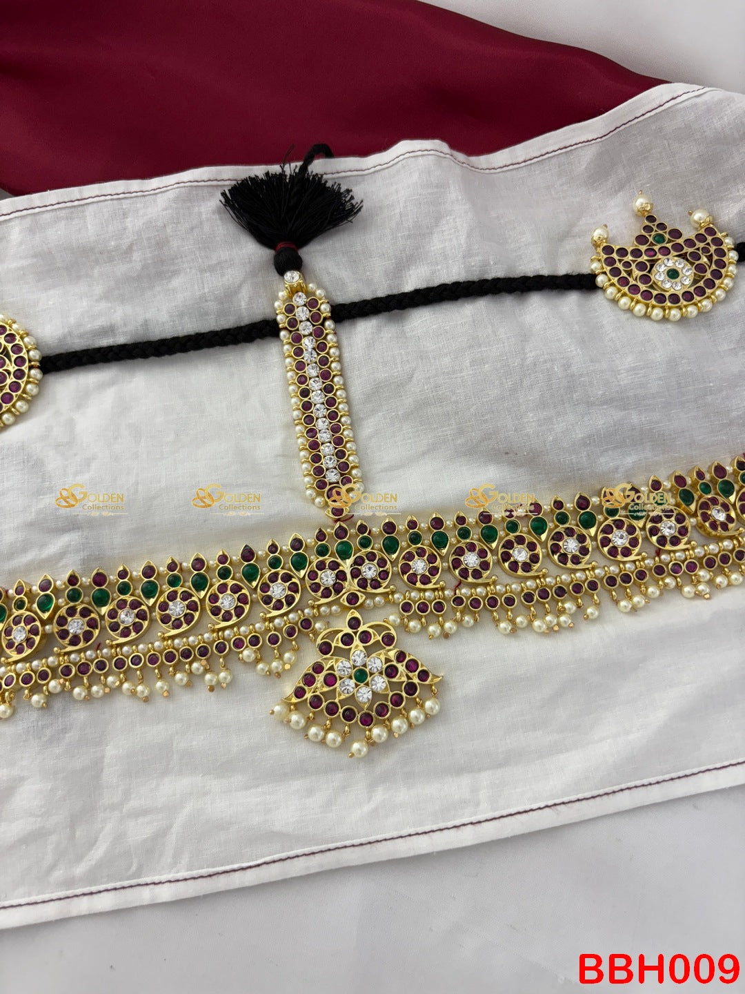 Goldencollections Kemp Headset for Bharatanatyam Arangetram Classical Temple Dance Jewellery