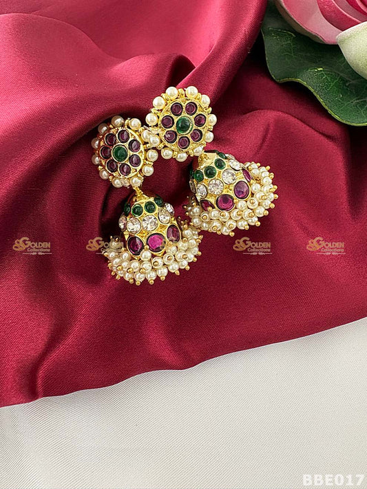 kemp-jhumka-earrings-bharatanatyam-BBE017