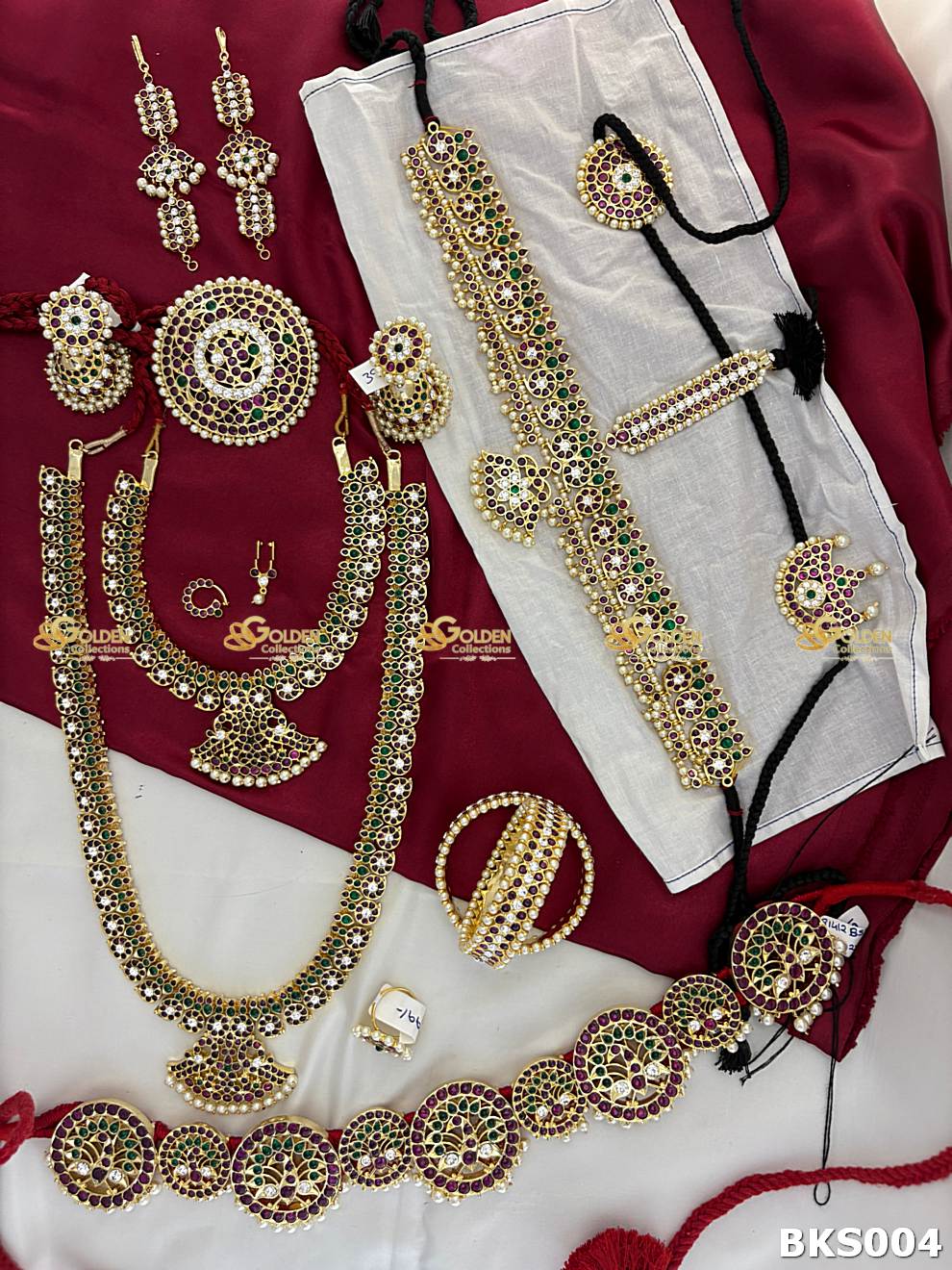 kempu-short-necklace-addigai-bharatanatyam