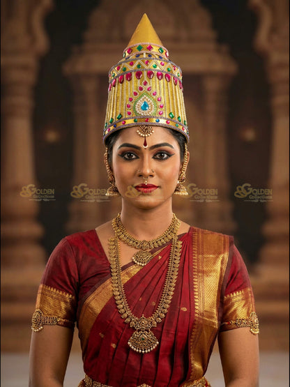 Bharatanatyam Drama Crown BDC26 drama dance crown image 2