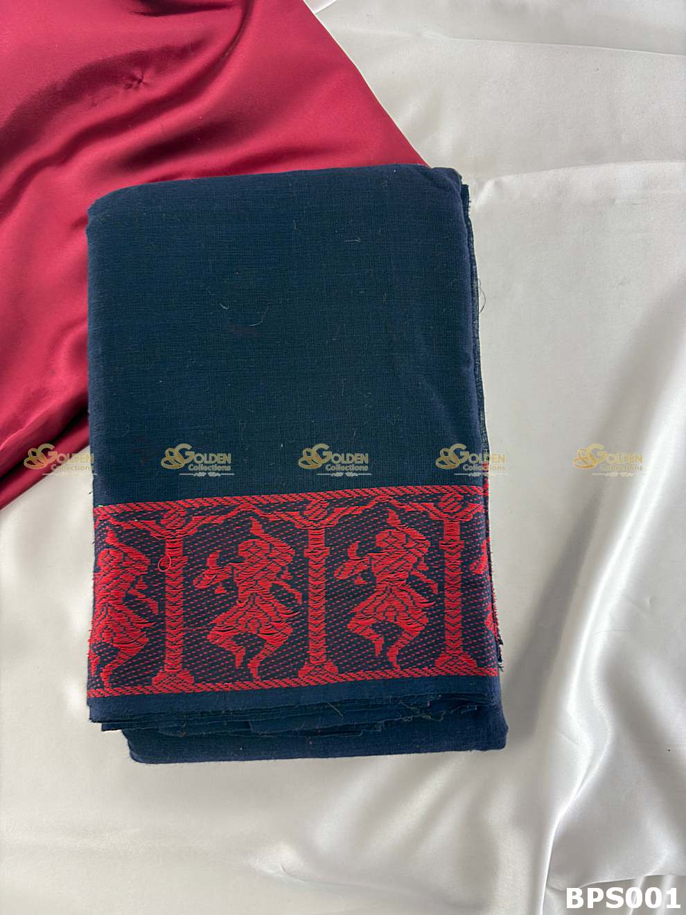Classical dance saree for rehearsal Bharatanatyam Kuchipudi cotton saree Blue
