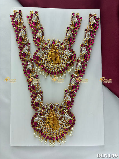 Deity Pink 2 Step Long Haram DLN149 deity long haram image 1