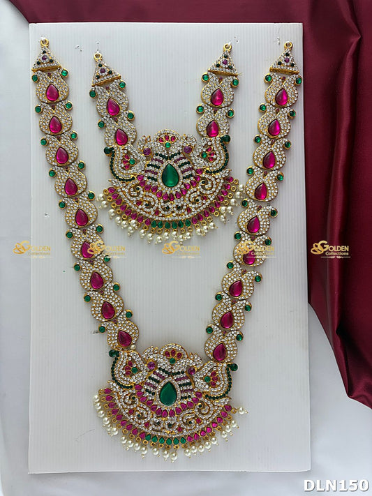 Lakshmi / Amman 2 Step Long Haram DLN150 deity long haram image 1