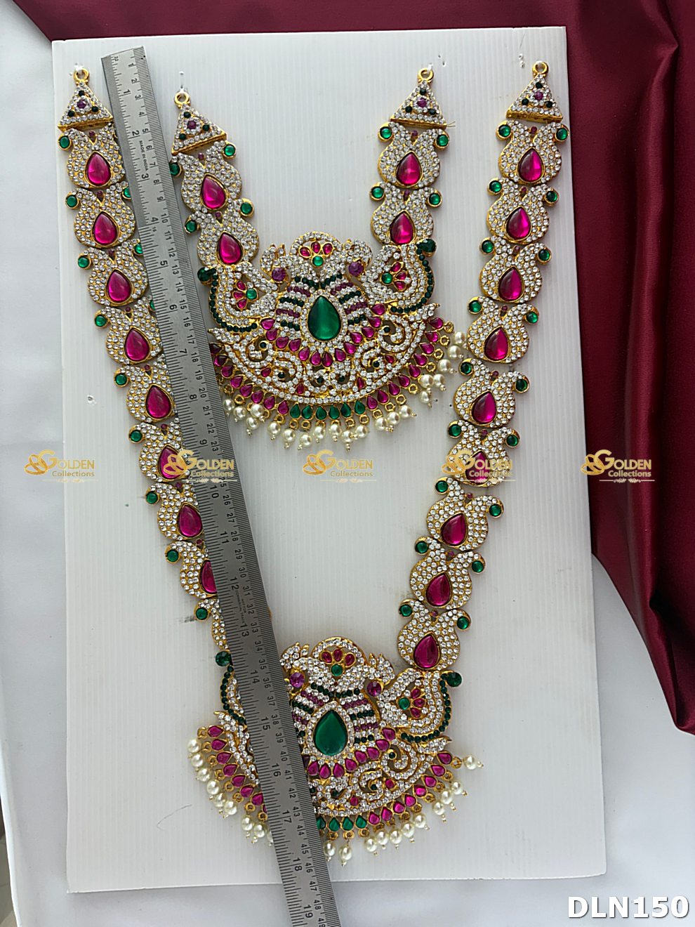 Lakshmi / Amman 2 Step Long Haram DLN150 deity long haram image 3