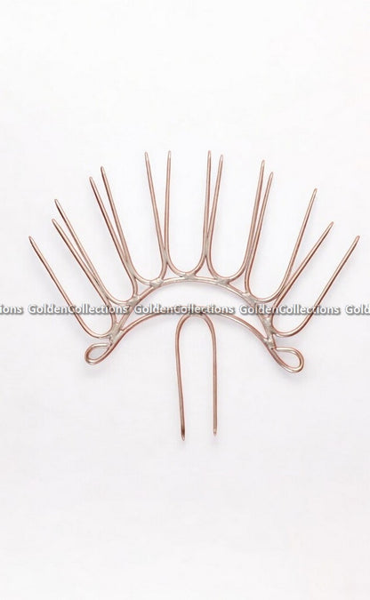 German Silver Coconut Stand for Pooja 5 Point Support DAC-002 Coconut Stand / Kalasam Support pooja decor image 1