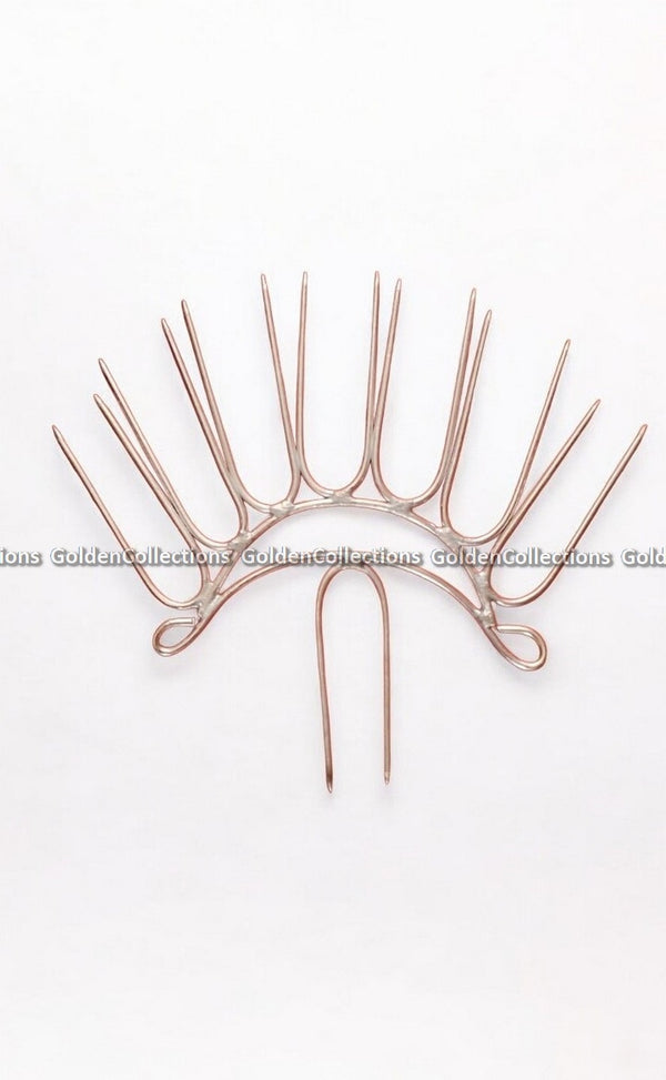 German Silver Coconut Stand for Pooja 5 Point Support DAC-002