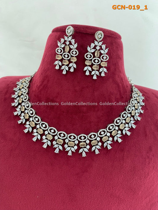 Necklace And Earring Set : Indian Style Necklace Designs GoldenCollections 2