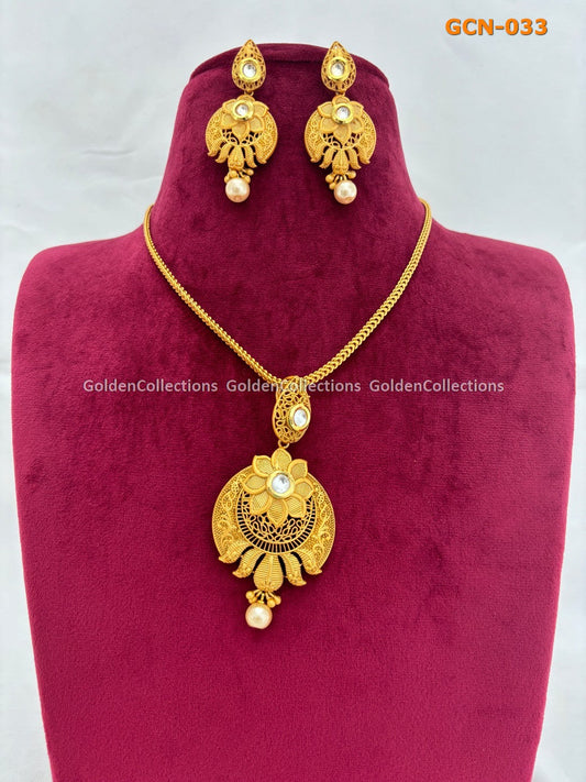 New Necklace : Latest 1Gm Gold Jewellery Online GoldenCollections 