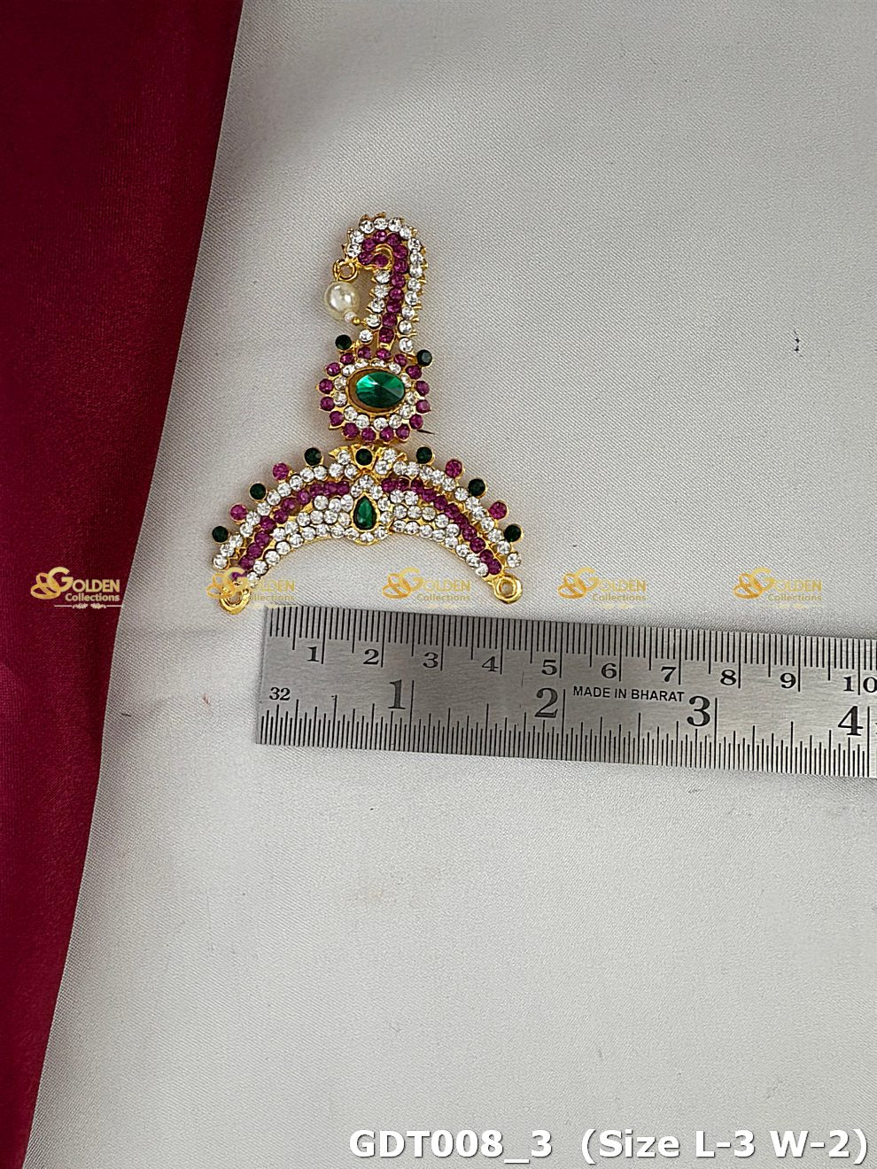 Ornamental Turai for God Idols - GoldenCollections GDT-008 - Image 3