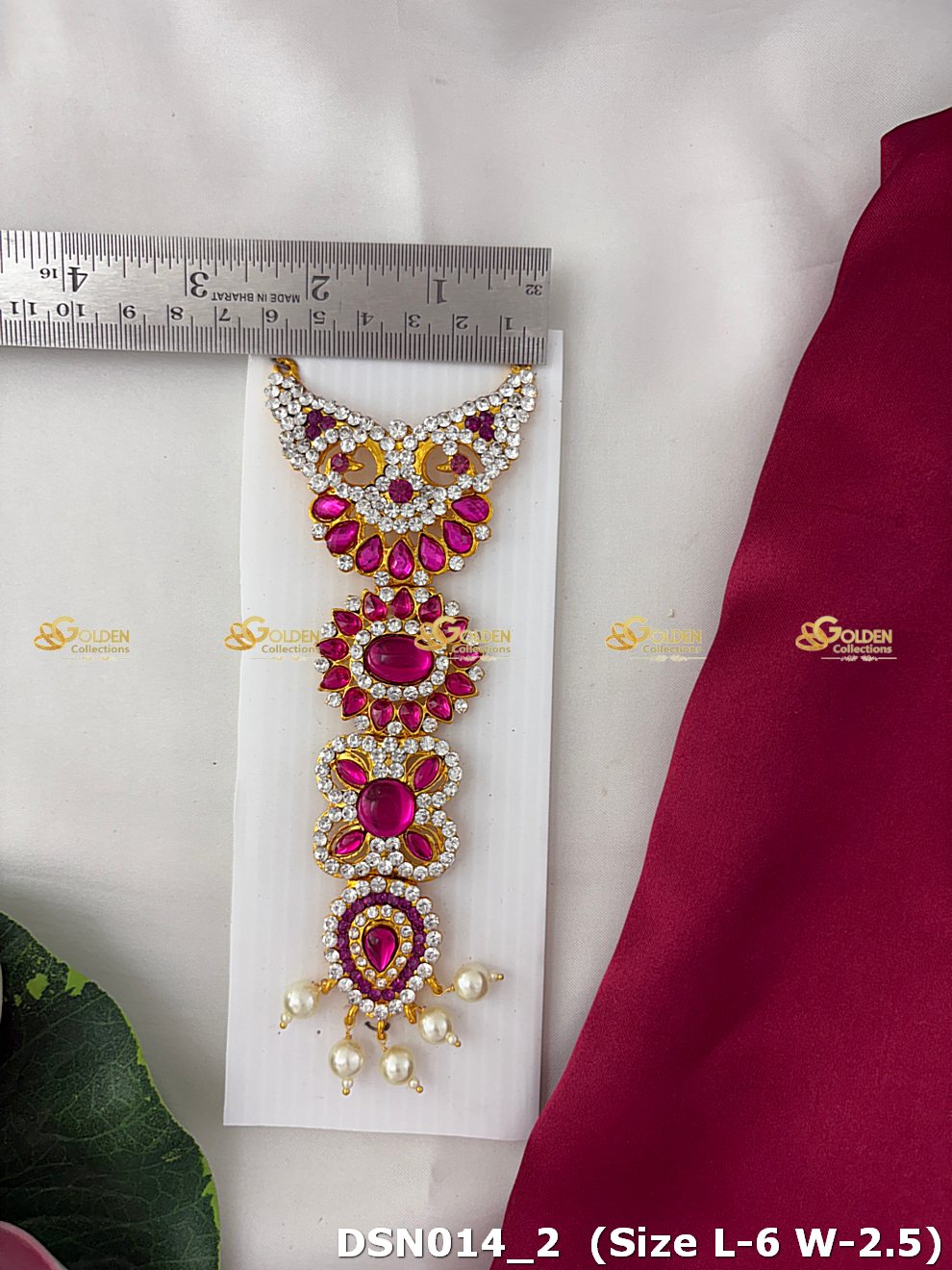 ornate deity short necklace goldencollections dsn 014_2