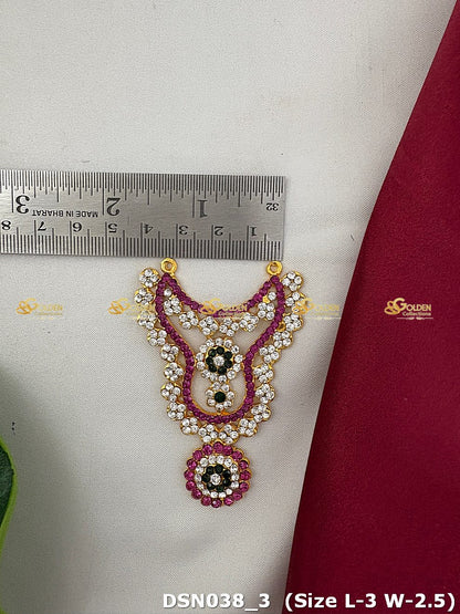 ornate deity short necklace goldencollections dsn 038_2