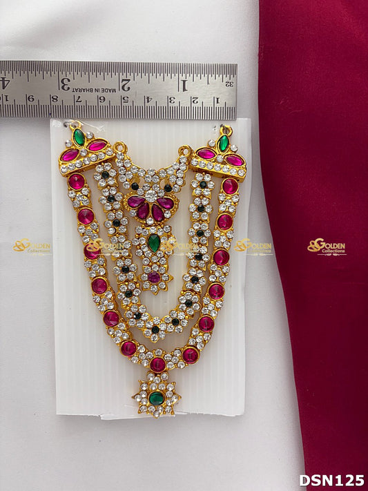 Goddess Chest Necklace DSN125 for Venkateshwara and goddess idol chest alankaram image 1