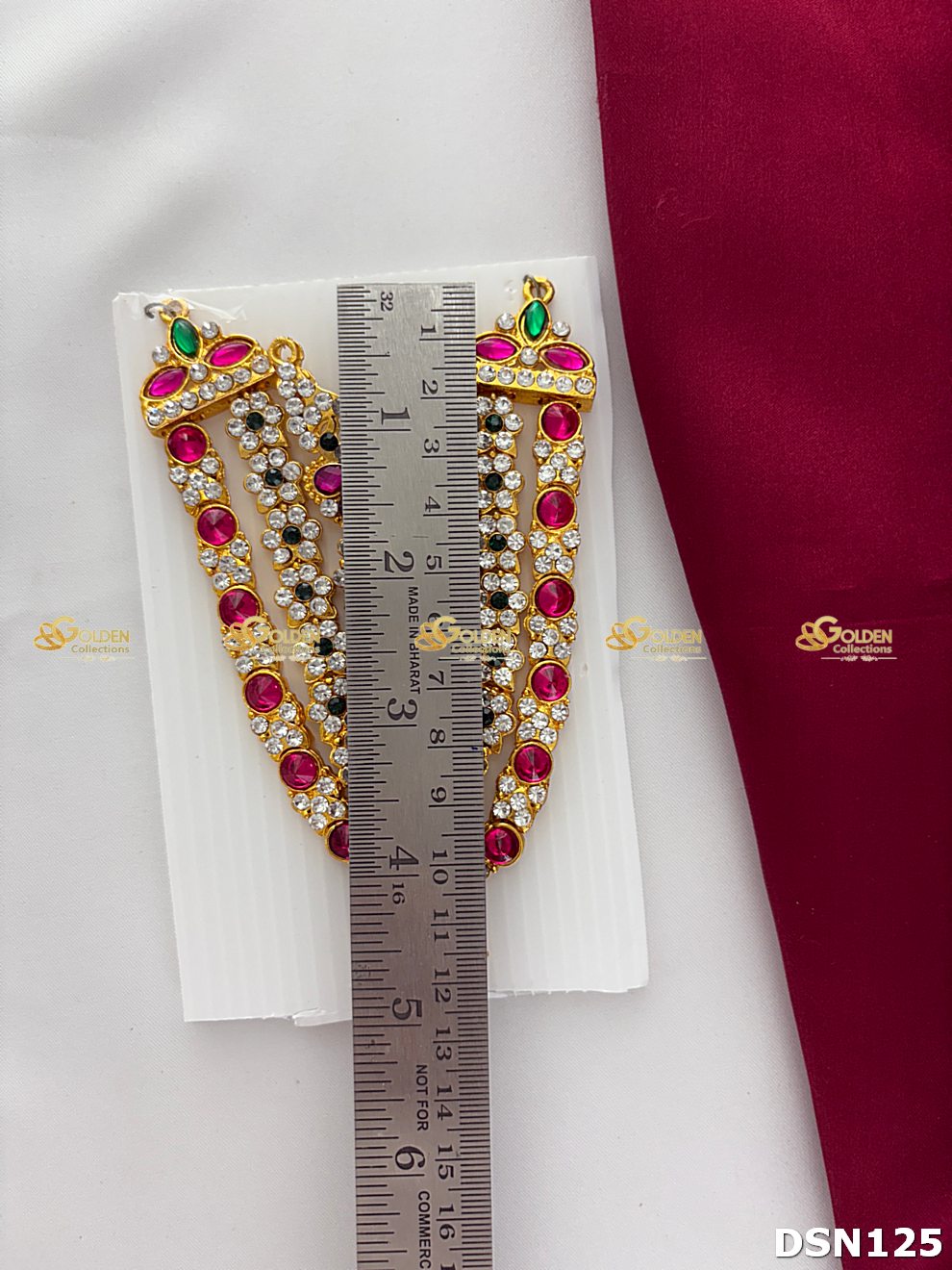 Goddess Chest Necklace DSN125 for Venkateshwara and goddess idol chest alankaram image 3