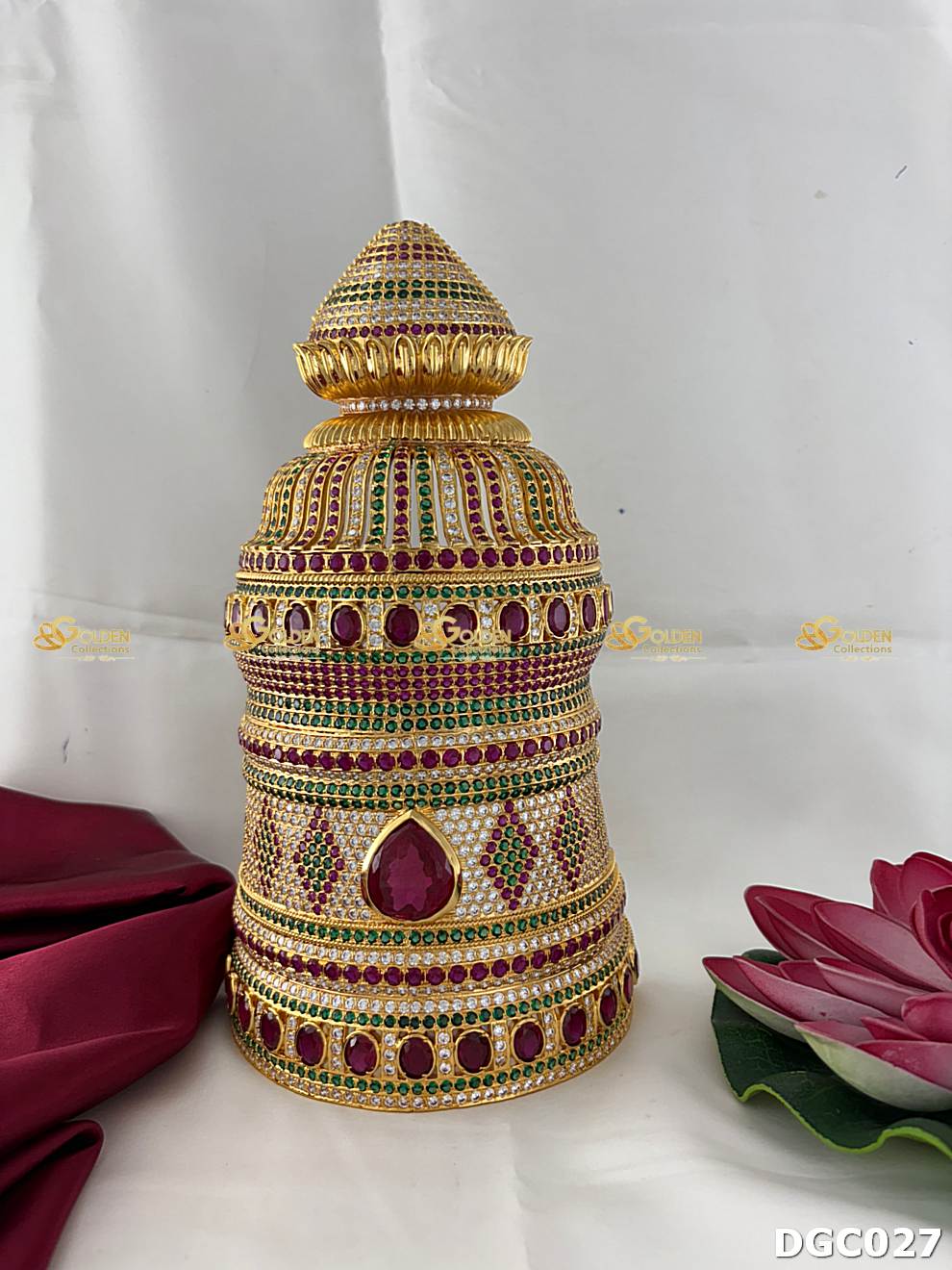 goldencollections hindu deity god goddess kireedam mukut crown kirit