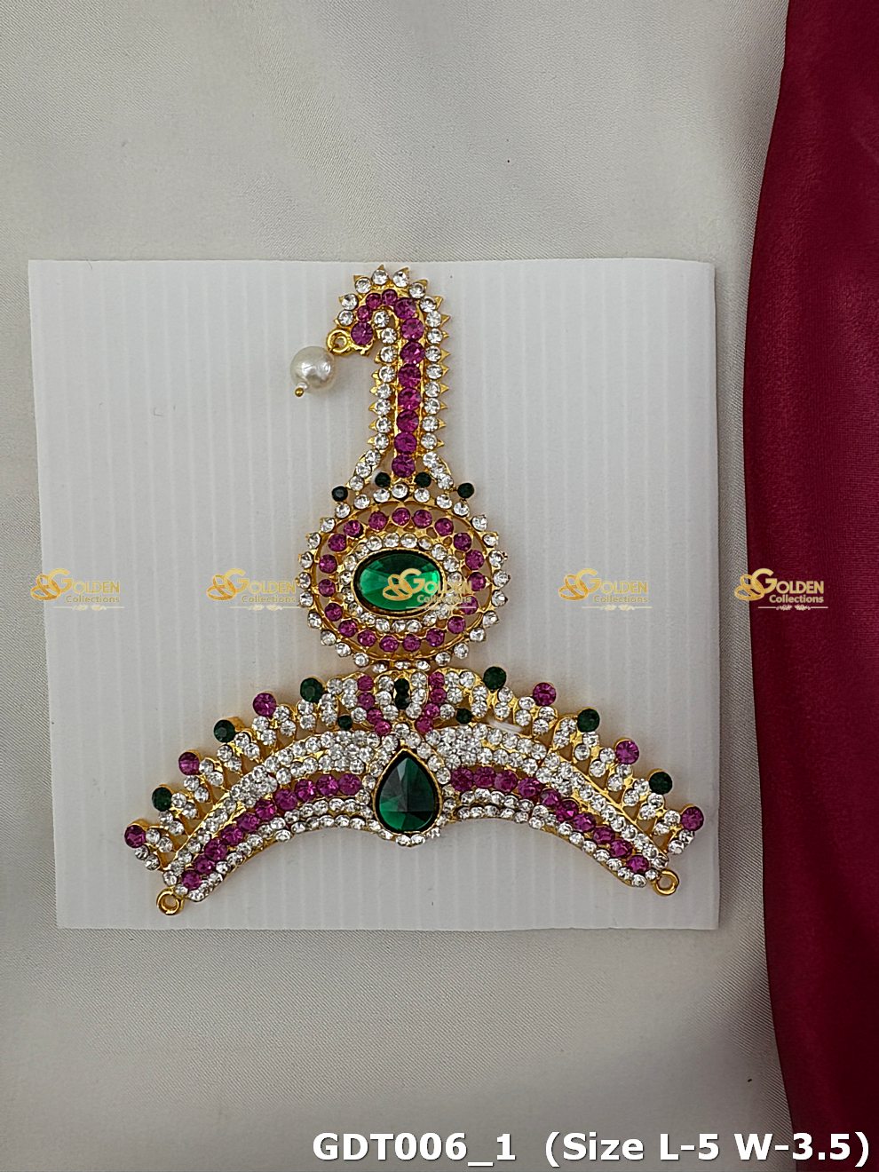 Premium God Turai for Pooja Decor - GoldenCollections GDT-006 - Image 1