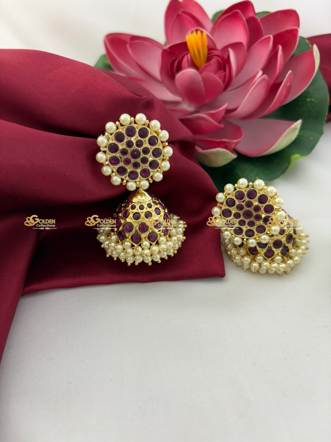 red Kemp stones GOLDENCOLLECTIONS