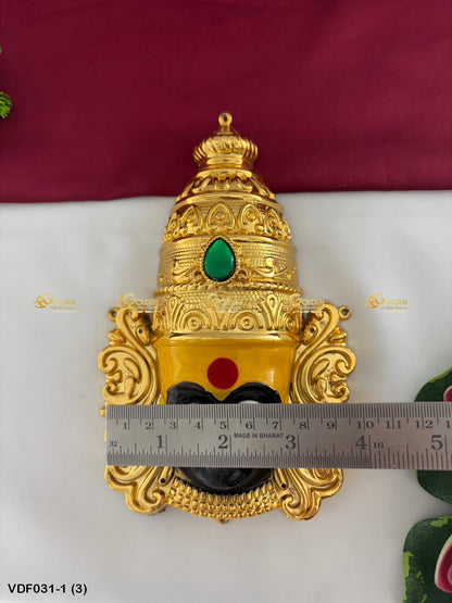 Kali Matha Face for Pooja VDF031_1 deity face for pooja alankaram image 5