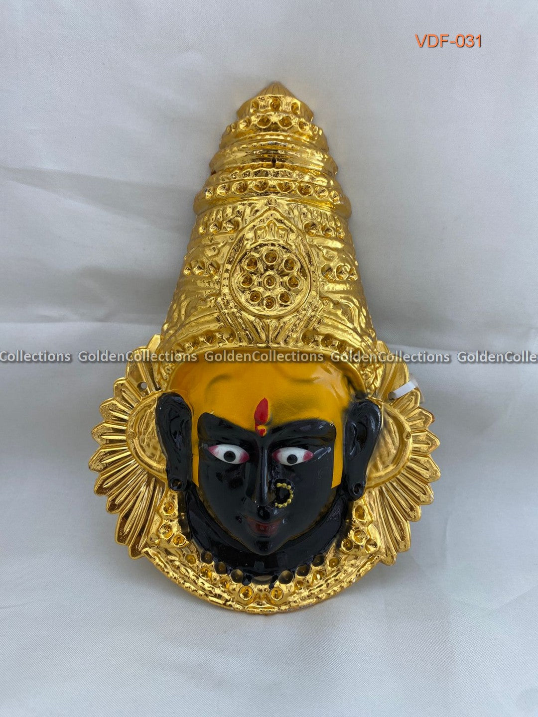 Kali Matha Face for Pooja VDF031_1 deity face for pooja alankaram image 1