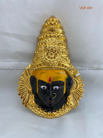 Kali Matha Face for Pooja VDF031_1 deity face for pooja alankaram image 1