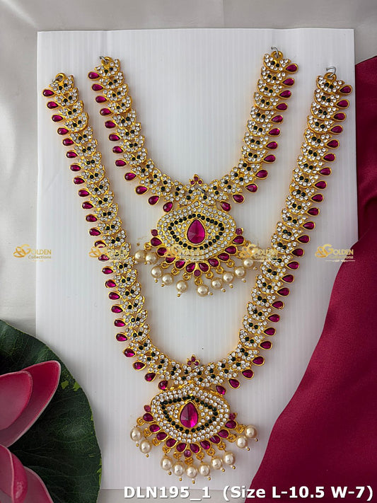 Sacred Three Layer Necklace Deity Jewellery Goldencollections_1