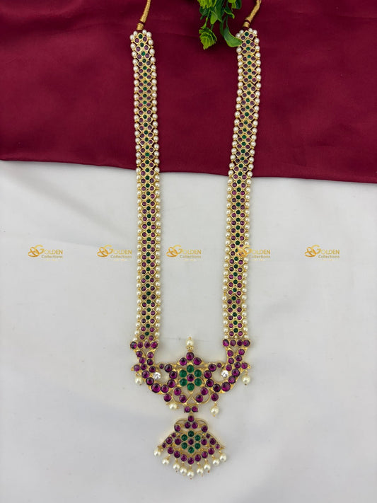 Shop Exquisite Kemp Long Necklaces For Bharatanatyam Dance  Color: Kemp Style: Kemp Short Necklace  Image 2