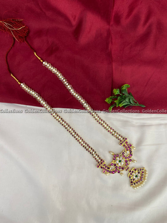 Shop Kemp Long Necklaces Online Perfect For Bharatanatyam  Color: Kemp Style: Kemp Short Necklace  Image 2