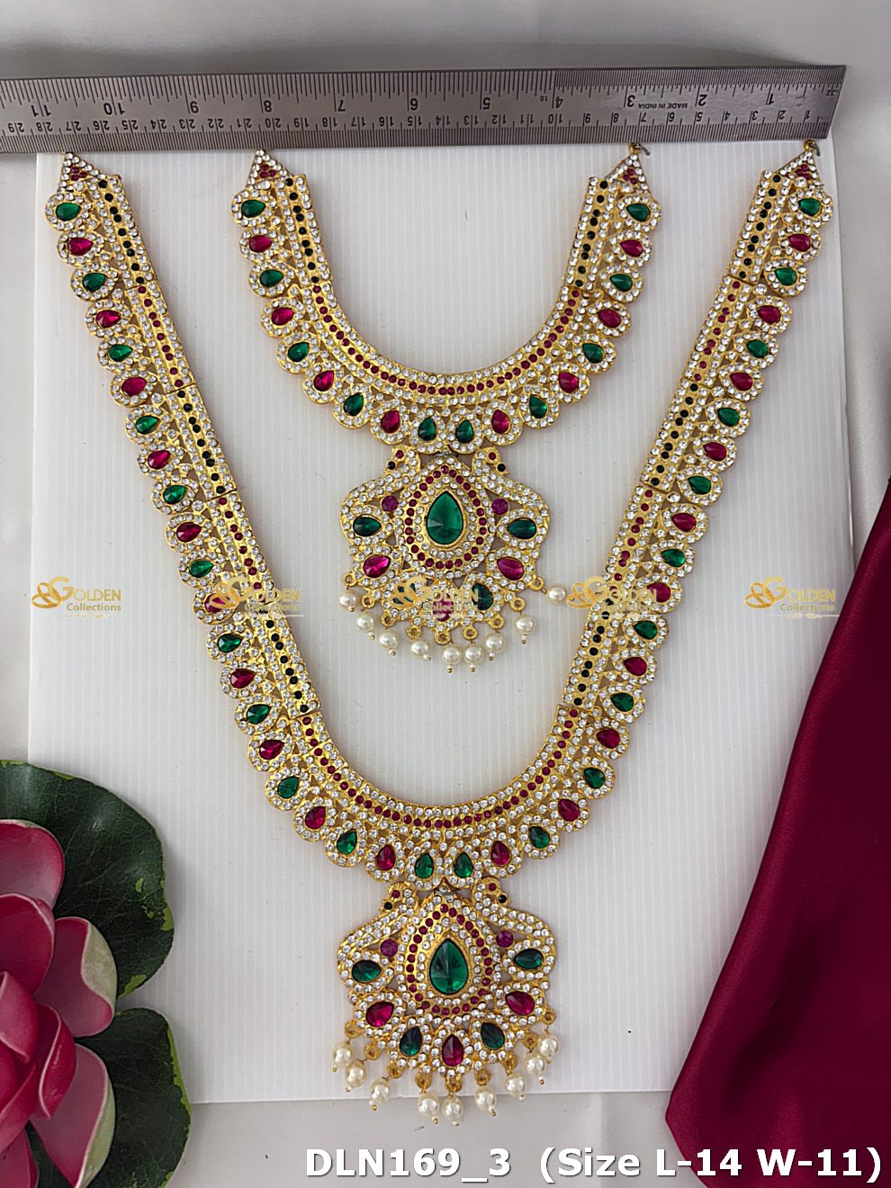 Temple Deity Necklace Shop Deity Jewellery Online Dln 169_3