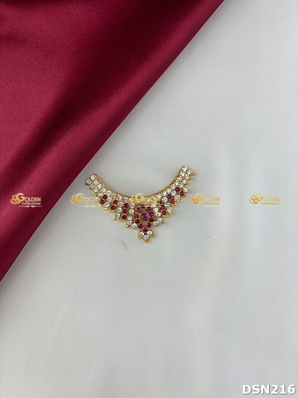 Traditional Short Necklace for Hindu Deity GoldenCollections DSN-216