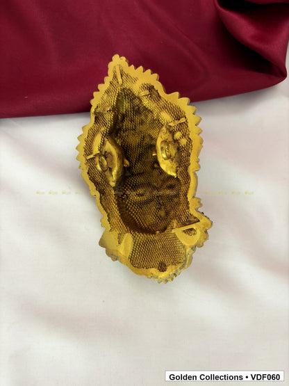 Additional view of Varalakshmi Ammavaru Goddess Face Mugham with Tall Crown for 6 Inches Varalakshmi or Ammavaru alankaram setup