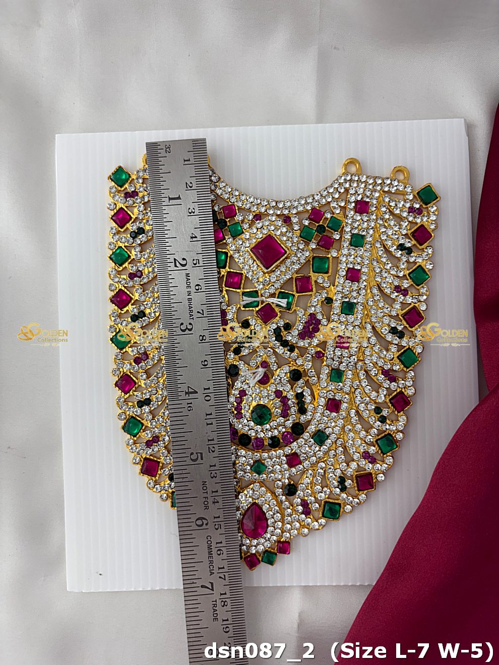 varalakshmi deity short necklace dsn 087_3