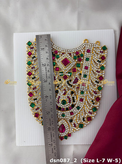 varalakshmi deity short necklace dsn 087_3