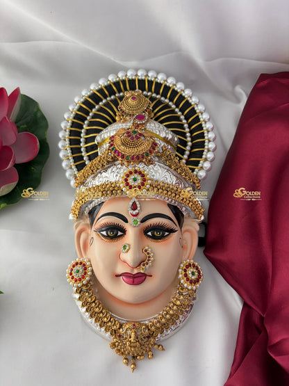 Tanjore Face for Varalakshmi Idol- GoldenCollections