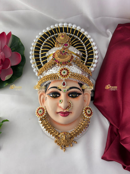 Tanjore Face for Varalakshmi Idol- GoldenCollections