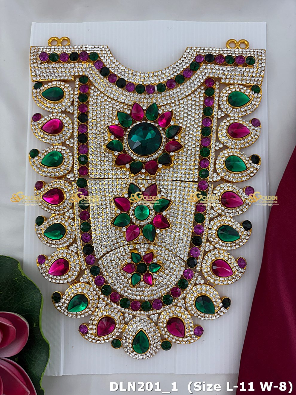 Varalakshmi Long Necklace For Pooja Decoration_1