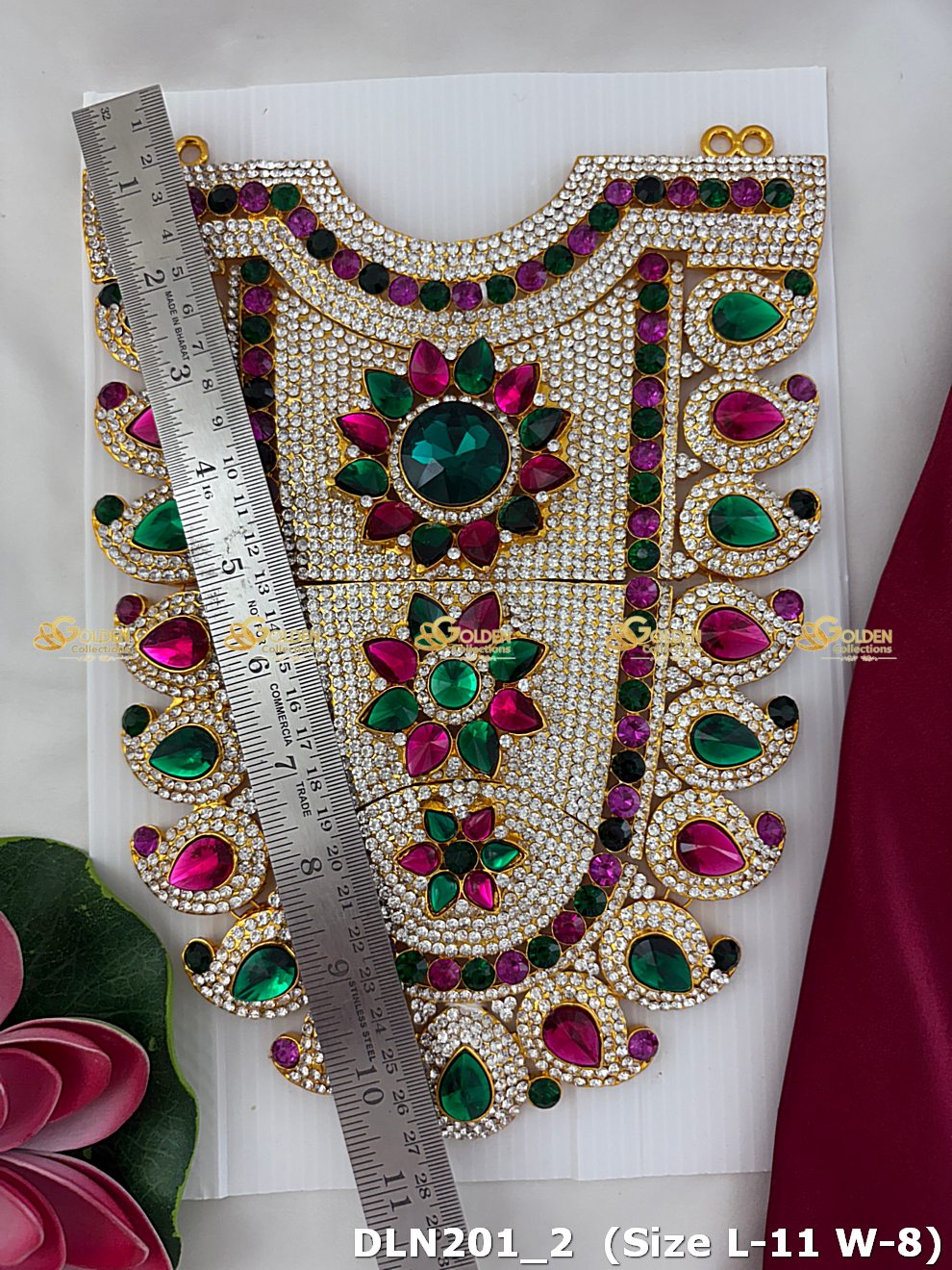 Varalakshmi Long Necklace For Pooja Decoration_2