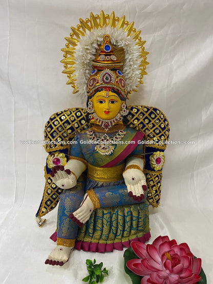 Varalakshmi Vratham Decoration Jewellery Doll/Idol Blue