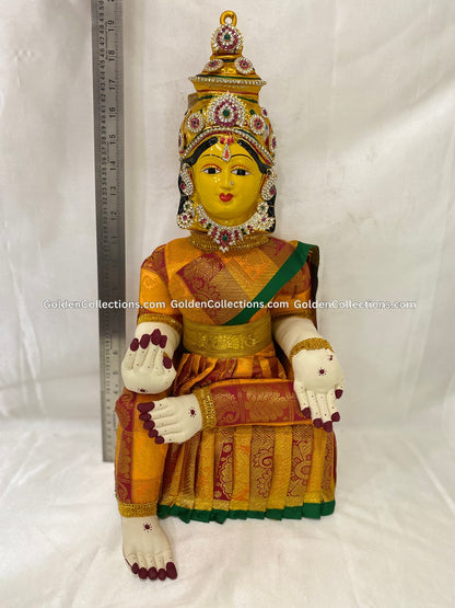 Buy Goddess Varalakshmi Vrat Yellow Doll/Idol Goldencollections