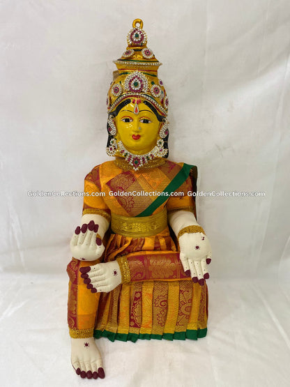 Goddess Varalakshmi Vrat Yellow Doll/Idol Goldencollections