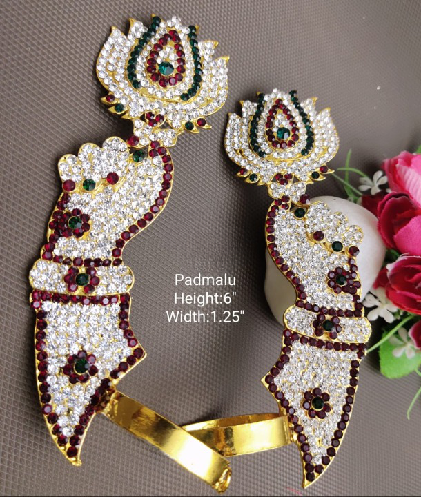 Varalakshmi Lotus Hands 6 in DJhandslegs010 deity hastham padam for idol alankaram image 1