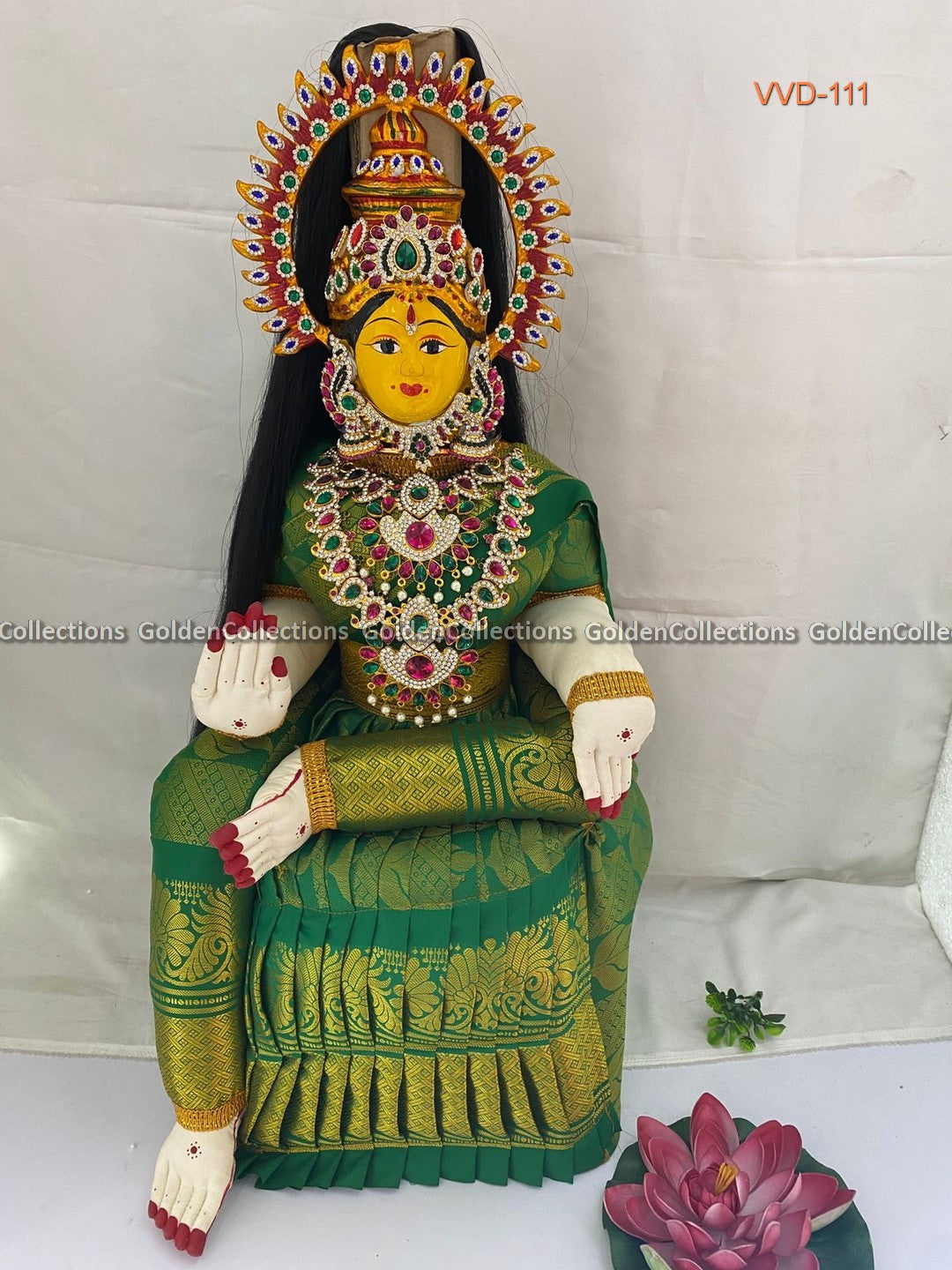 Goddess Lakshmi Idol For Varalakshmi Vratam Golden Collections goddess-lakshmi-idol-for-varalakshmi-vratam-golden-collections