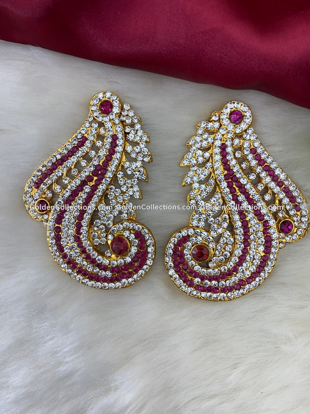 Alankaram Goddess Earrings - Divine Adornments - DGE-133