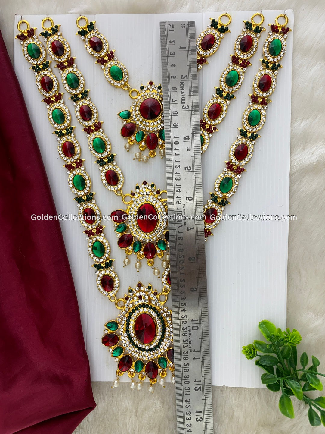 Amman Jewellery Set Collection - GoldenCollections DLN-041 2
