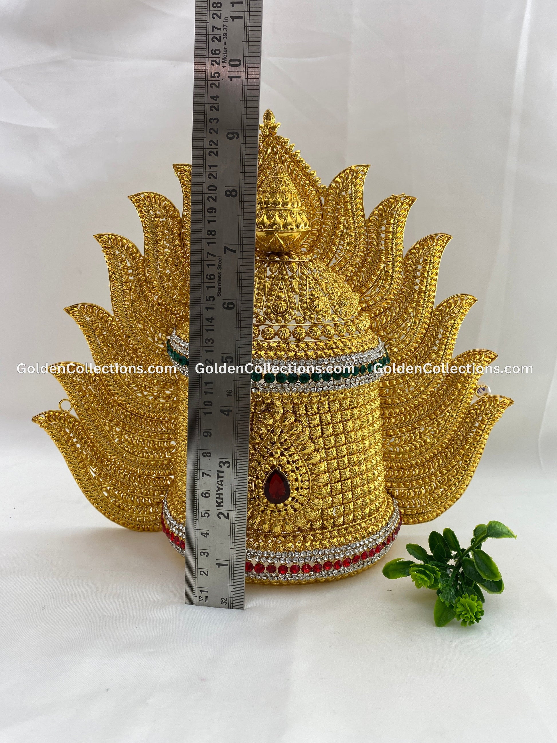 Amman Kireedam Crown - Divine Adornments - GoldenCollections DGC-022 2