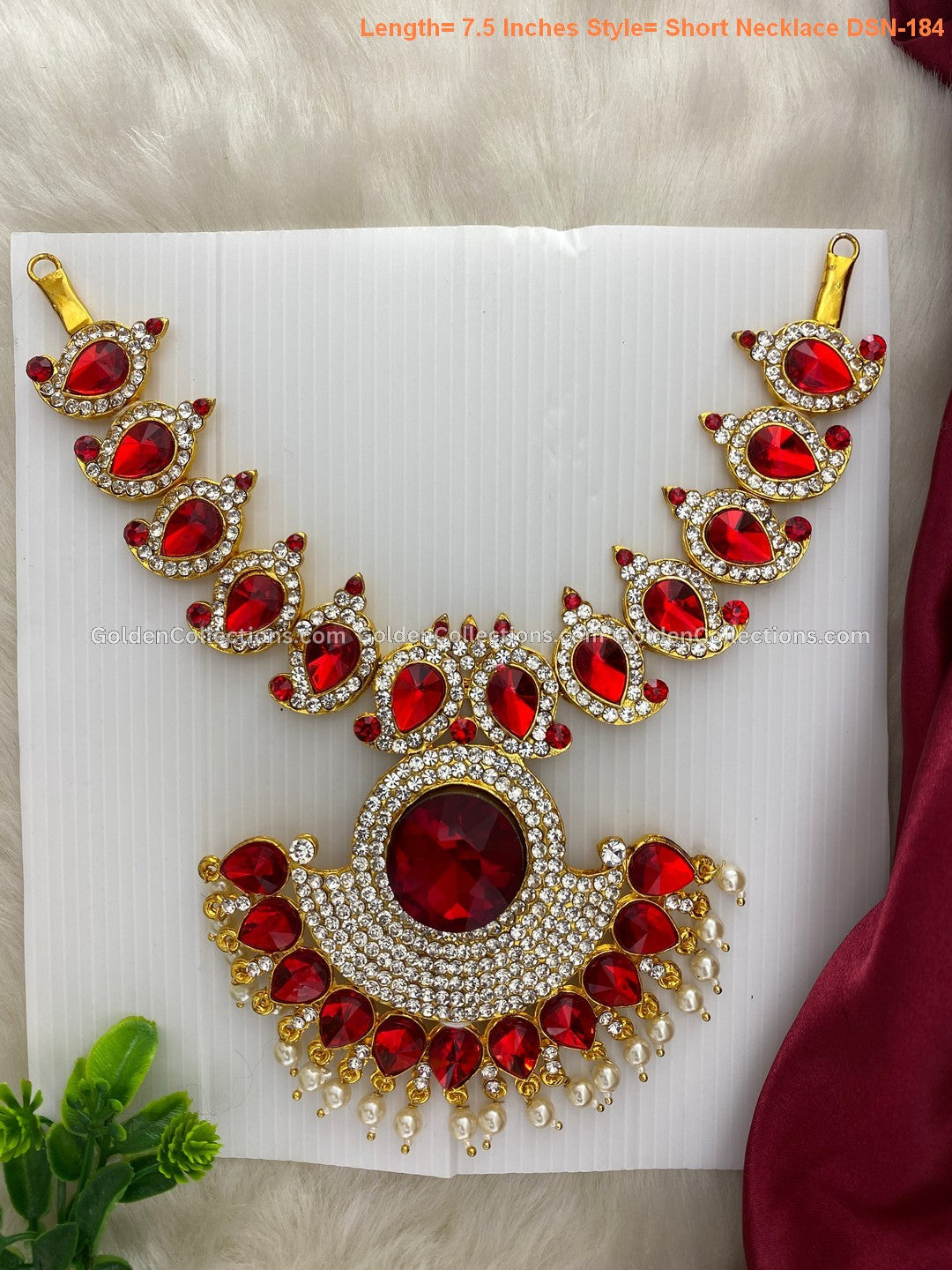 Amman Short Necklace - Timeless Deity Jewelry - DSN-184
