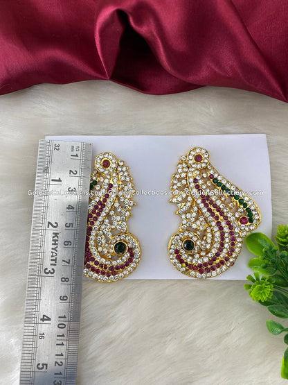 Ammavaru Earrings - Divine Goddess Jewelry - DGE-123 2