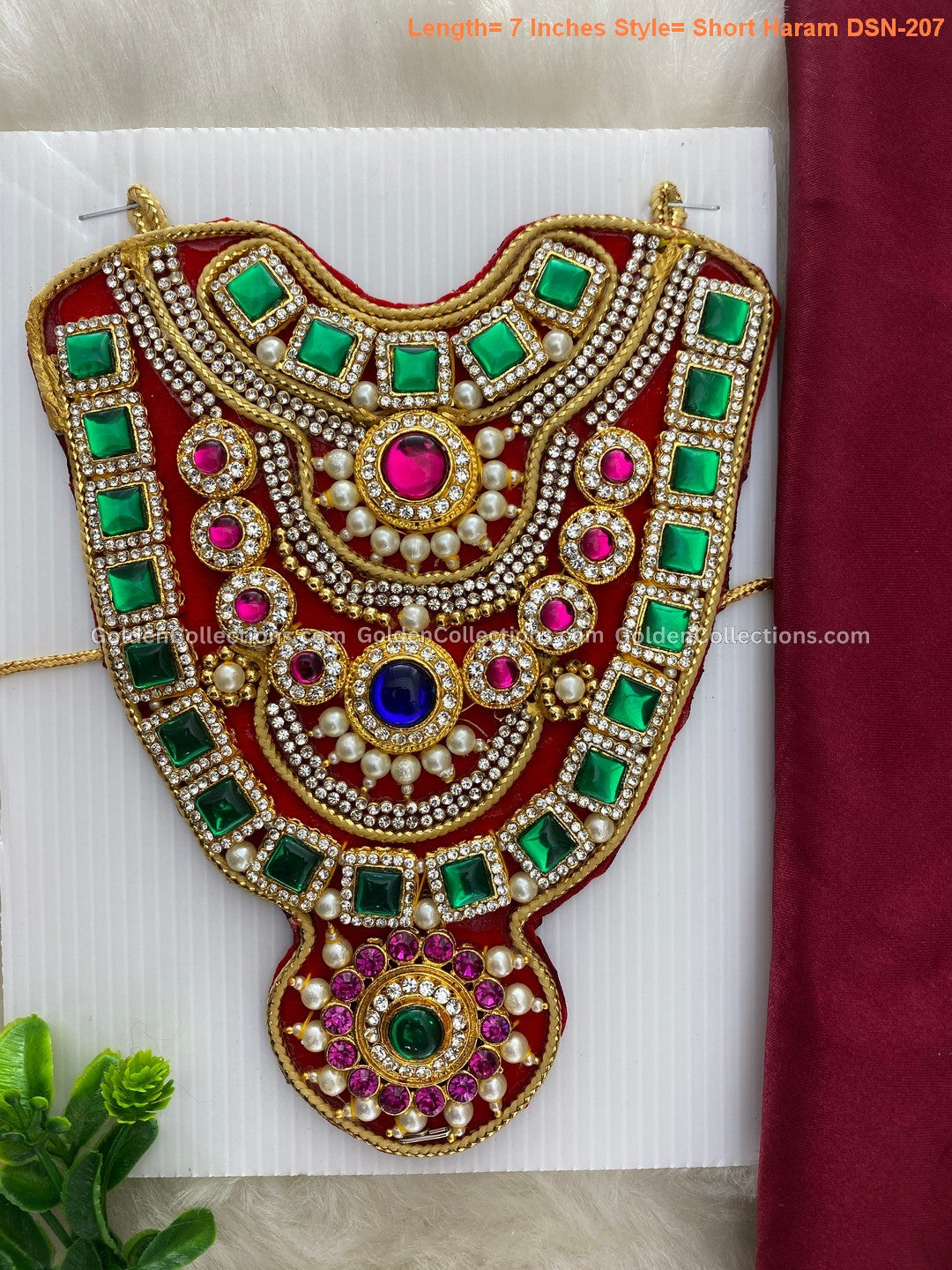 Ammavaru Short Necklace - Divine Elegance Collection - DSN-207