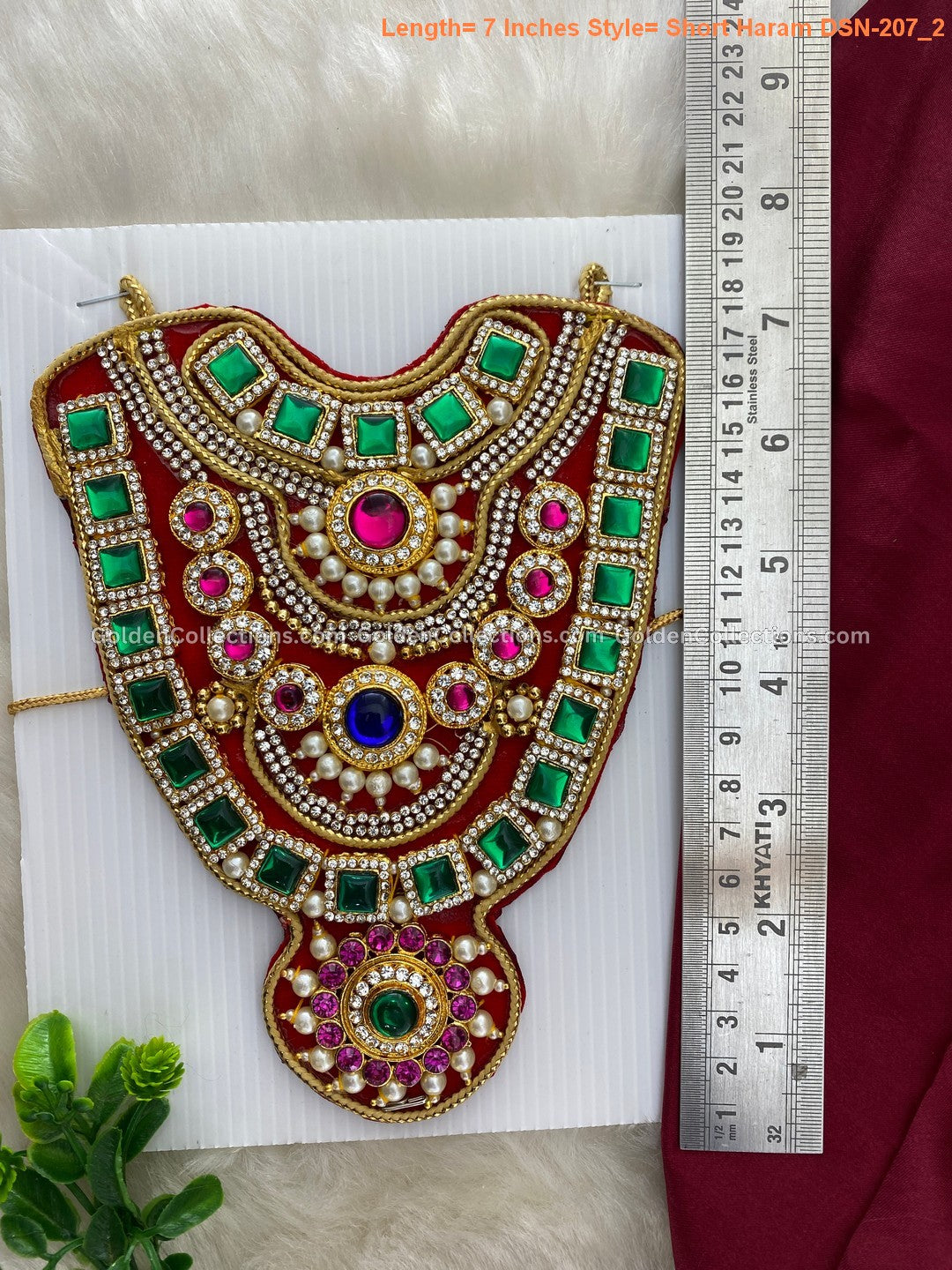 Ammavaru Short Necklace - Divine Elegance Collection - DSN-207 2