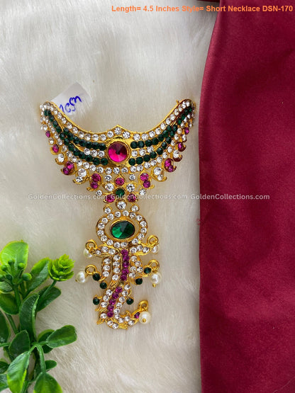 Ammavaru Short Necklace - Traditional Deity Jewellery - DSN-170