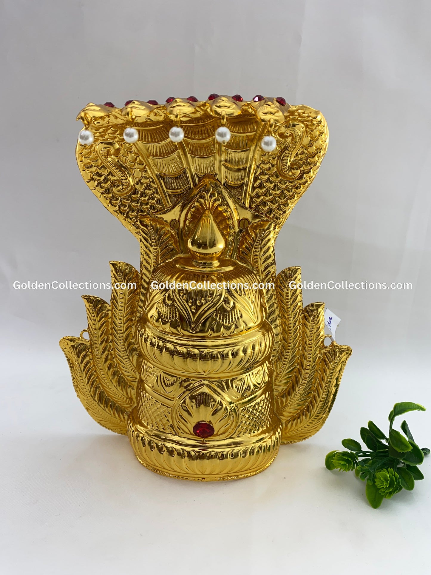 Balaji Mukut - Golden Plated Crown - GoldenCollections DGC-021 2