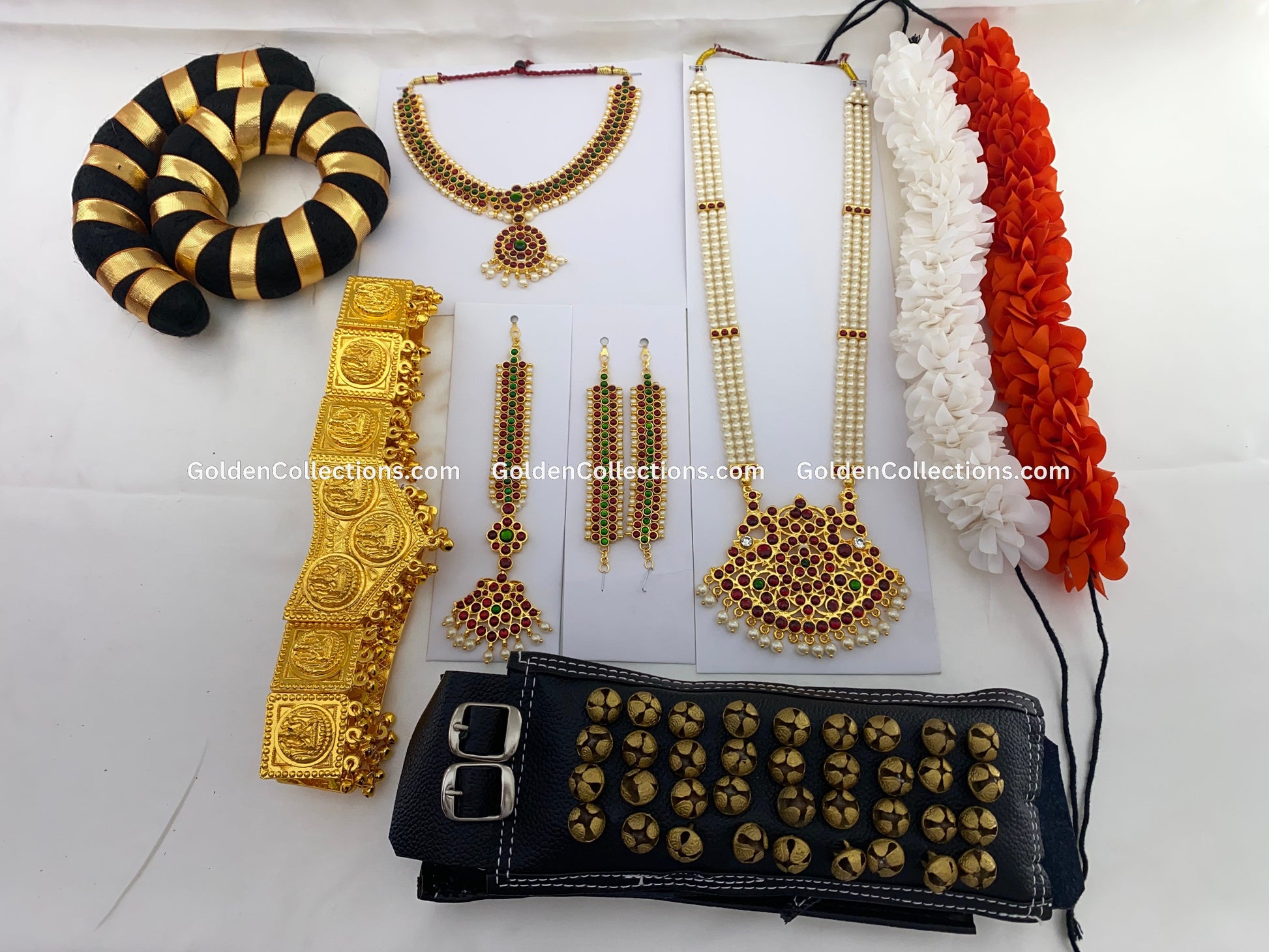 Bharatanatyam Jewellery Full Set by GoldenCollections BDS-036 3
